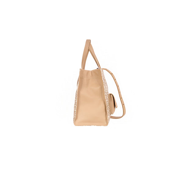 Henry Beguelin Shopping Pocket M Omino Stand Out Beige