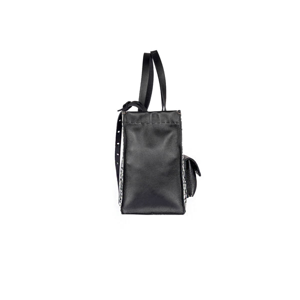 Henry Beguelin Shopping Pocket M Omino Stand Out Black