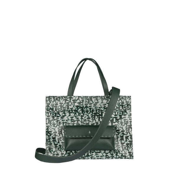 henry beguelin Shopping Pocket M Omino Stand Out Forest Green