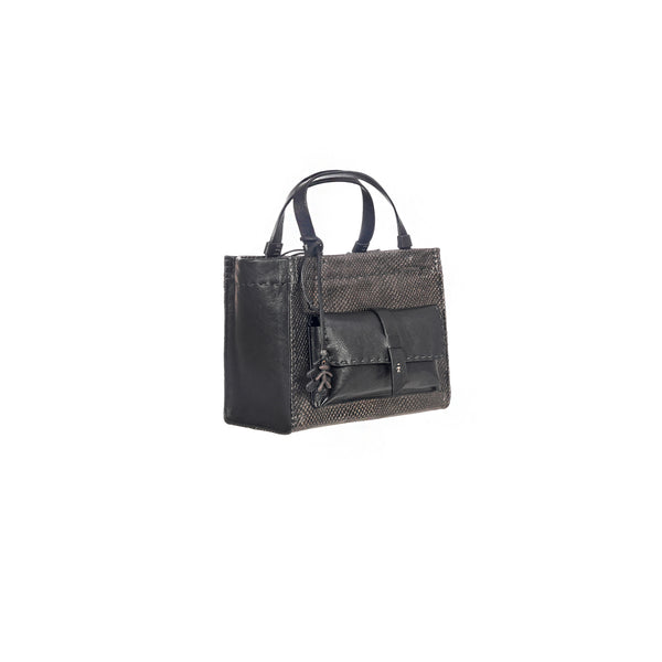 Henry Beguelin Shopping Pocket S Tab Viper / Old Iron Black