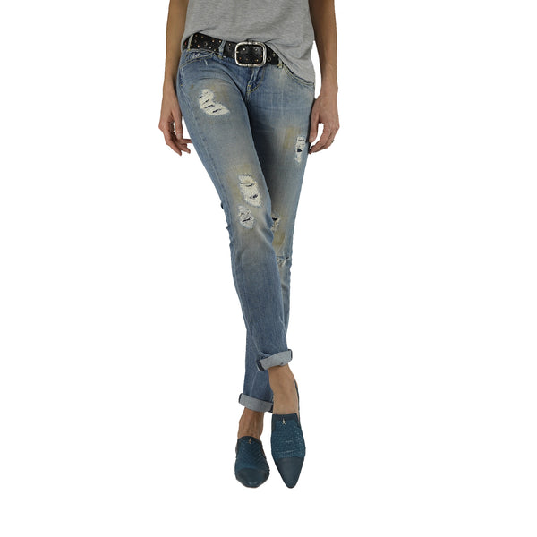 Henry Beguelin Slingback Shoes Intreccio Soft Jeans