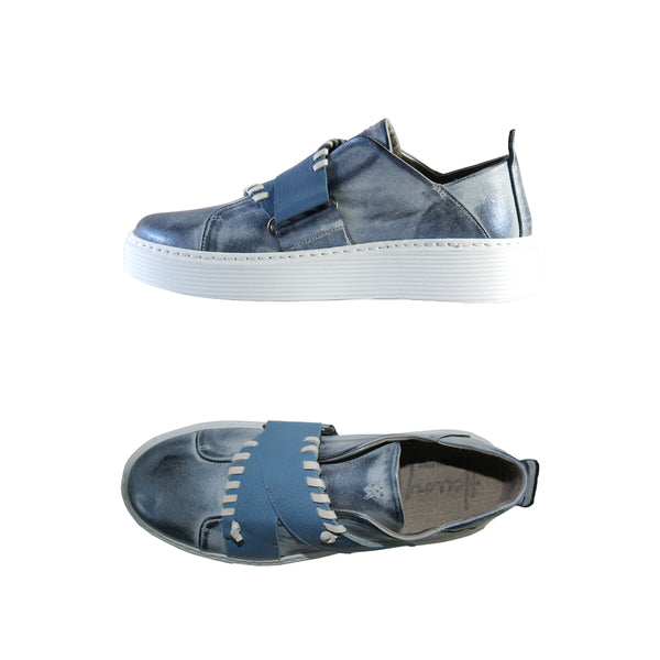 henry beguelin Sneaker Infiletta Metal Sport/ Cervo Blue