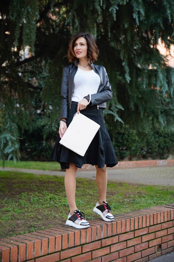 henry beguelin Sneaker Metal Sport Cervo Chalk White