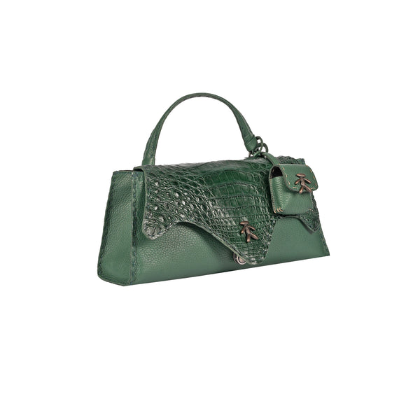 Henry Beguelin Tiffany Baguette Cervo / Crocodile Mint
