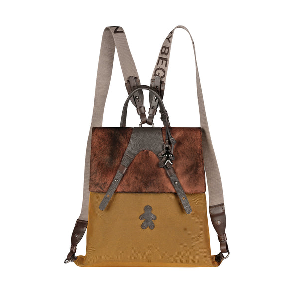 henry beguelin Zavorra Backpack Horse M Nylon Pony Curry