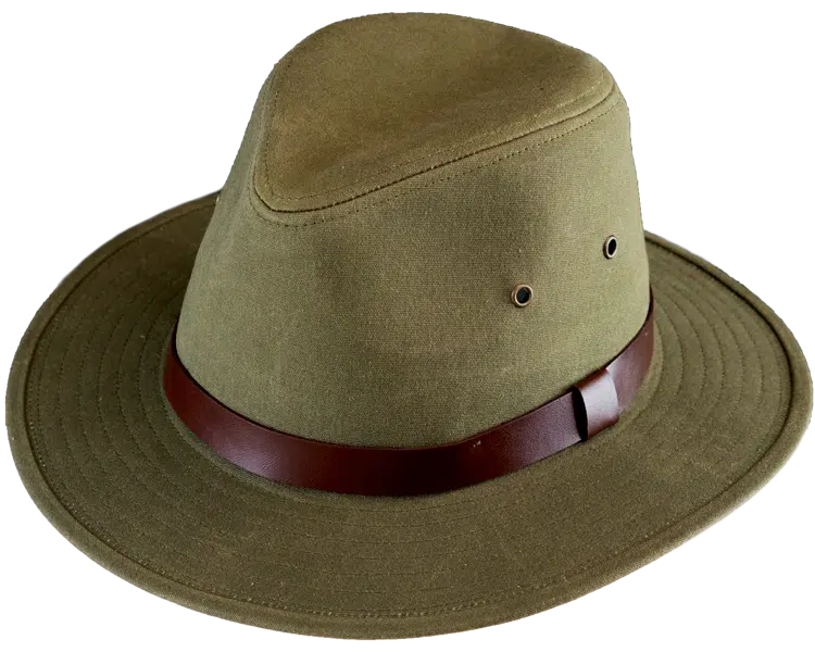 henschel Allgood Waxed Cotton Safari Hat