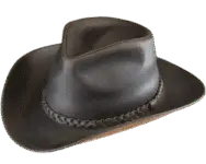 henschel Farmingdale Leather Walker Hat