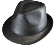 Henschel High Roller Leather Fedora