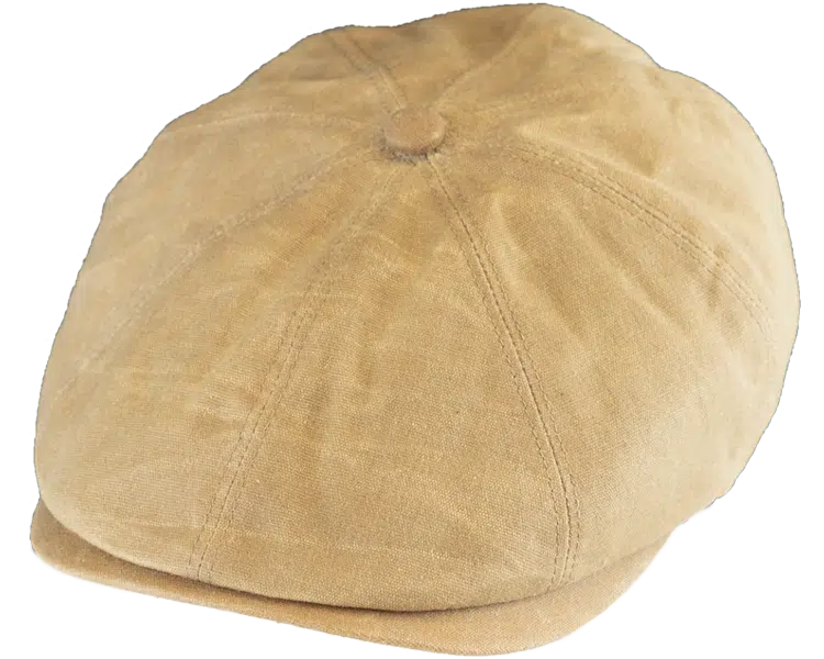 Henschel Langston Waxed Cotton Newsboy Cap