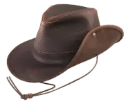 Henschel Mountaineer Western Leather Aussie Hat