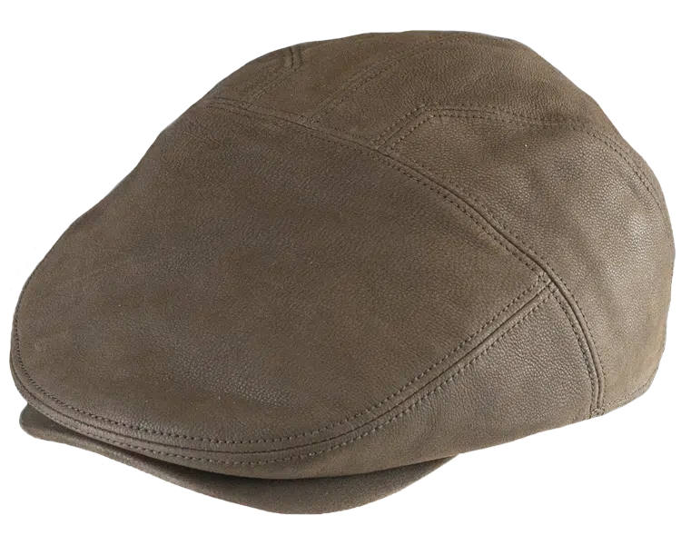 Henschel Quinton Leather Ivy Cap