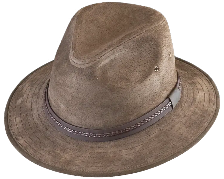 Henschel Roosevelt Leather Safari Hat