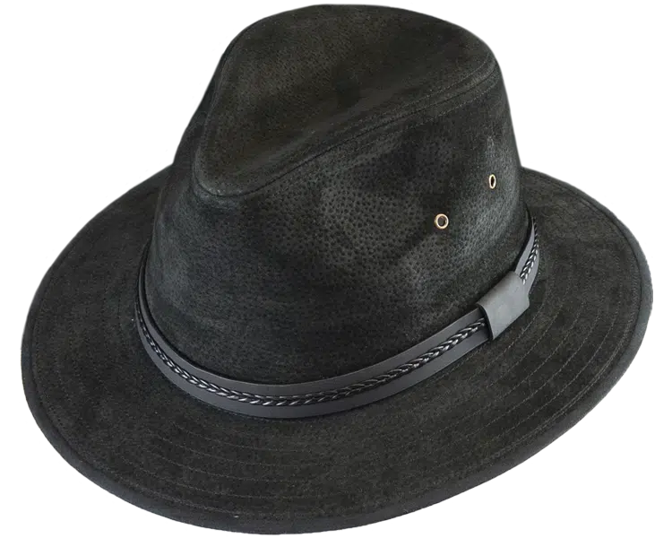 Henschel Roosevelt Leather Safari Hat