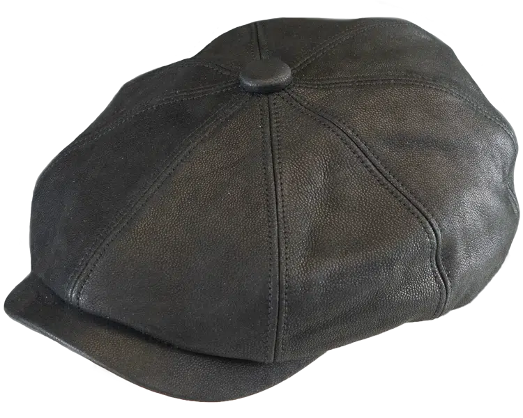 Henschel Wenoah Leather Newsboy Cap