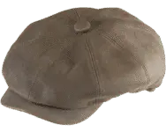 Henschel Wenoah Leather Newsboy Cap