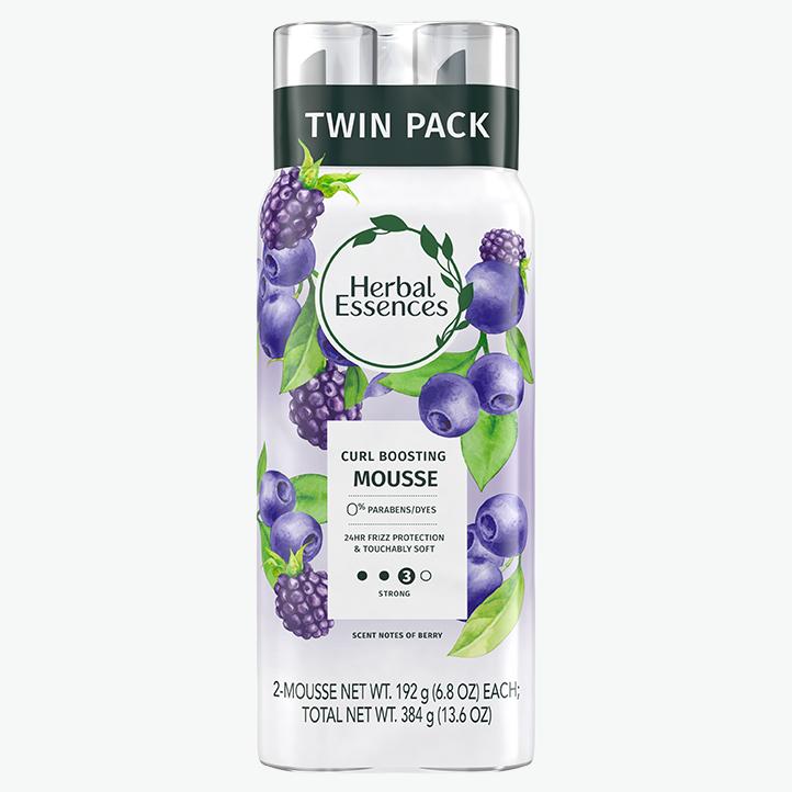 herbal essences Anti-Frizz Curl Boosting Mousse Twin Pack
