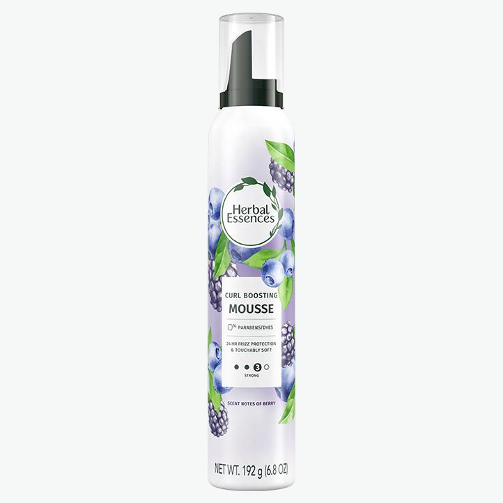 herbal essences Curl Boosting Mousse for Frizzy Hair