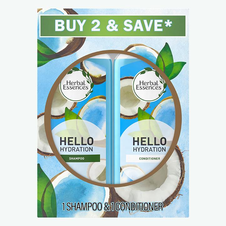 herbal essences Hello Hydration Shampoo & Conditioner Bundle Pack