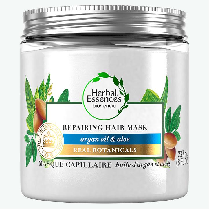 herbal essences Sulfate Free Argan Oil & Aloe Repairing Hair Mask