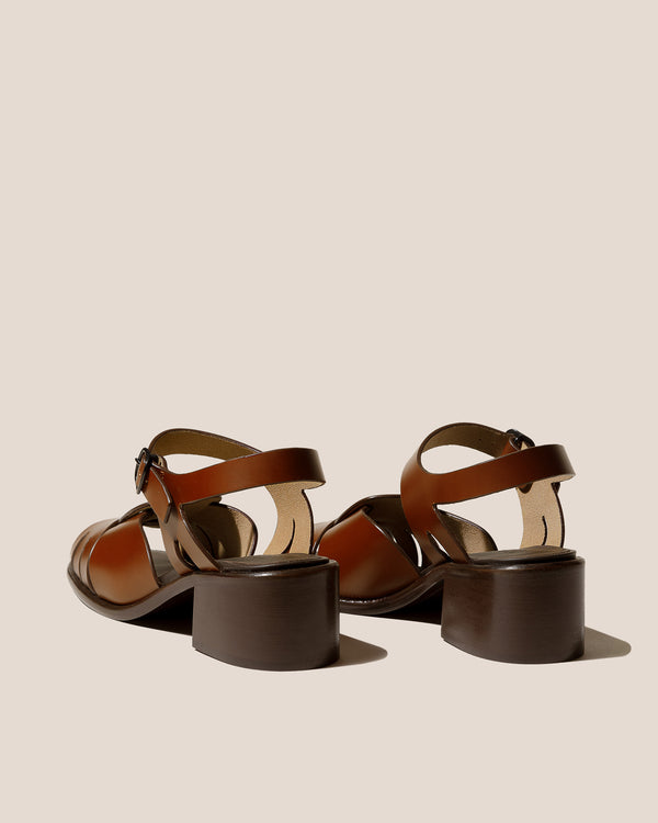 Hereu ANCORA SQUARED HEELED Tan