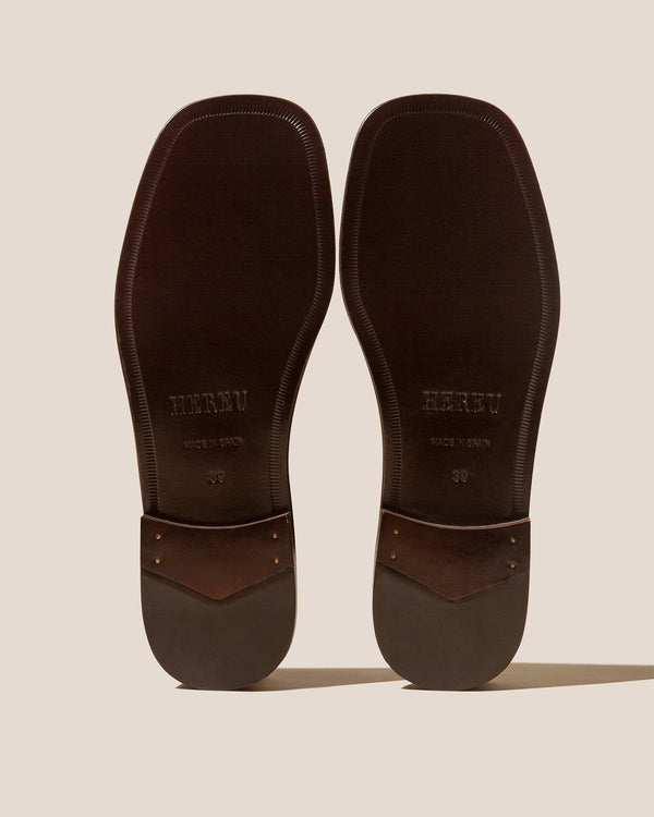 Hereu ANCORA SQUARED SLIDE Dark Brown