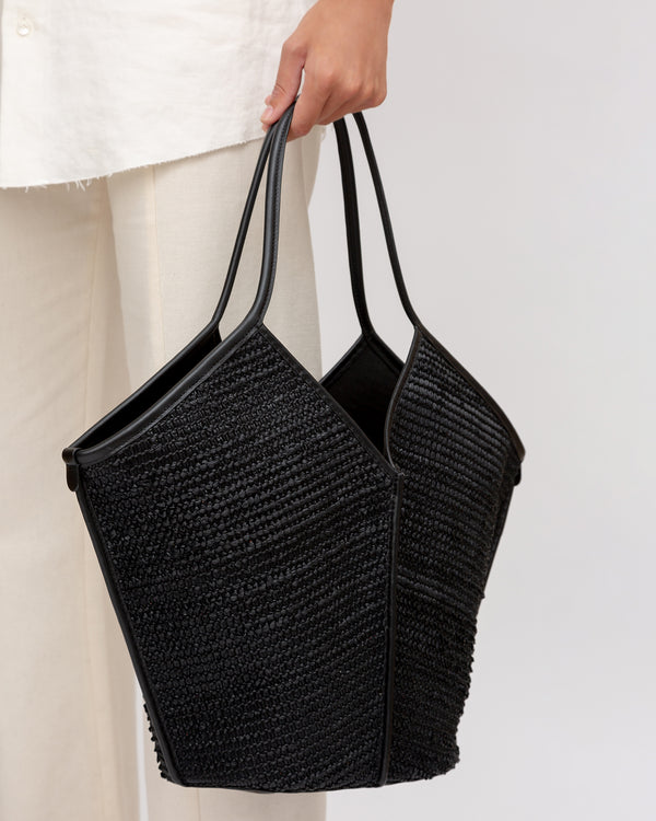 Hereu CALELLA RAFFIA Black
