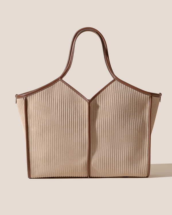 hereu CALELLA SQUARED MEDIUM CORDUROY SUEDE sand