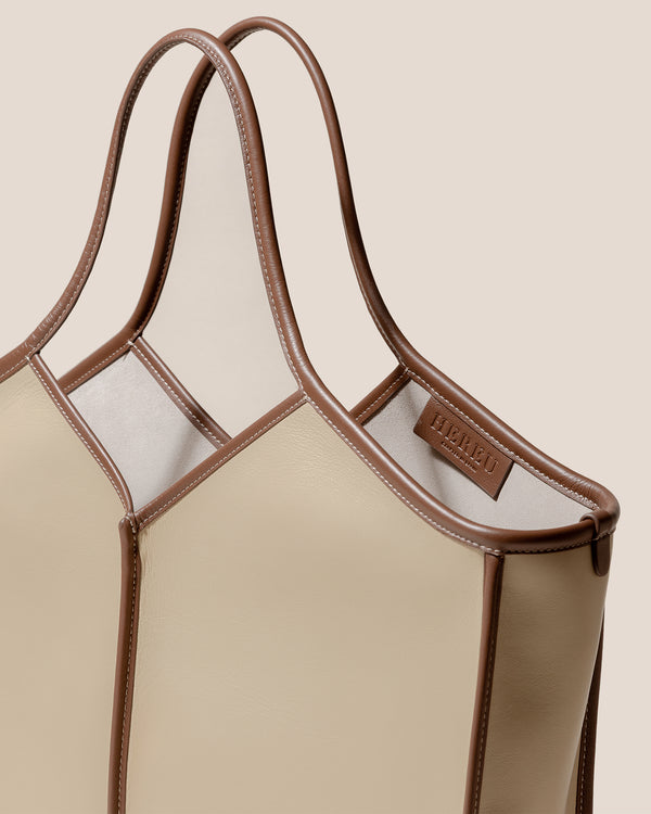 Hereu CALELLA SQUARED MEDIUM LEATHER Natural