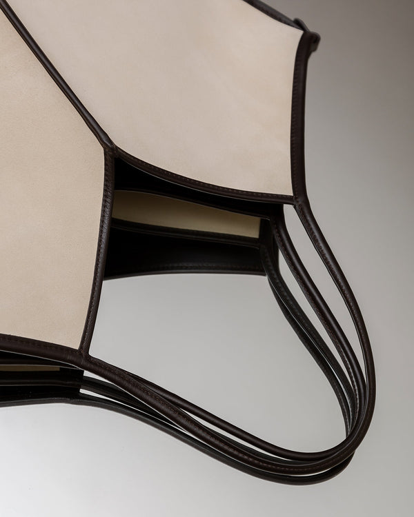 Hereu CALELLA SUEDE Beige Dark Brown