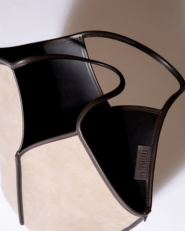 Hereu CALELLA SUEDE Grey Dark Brown