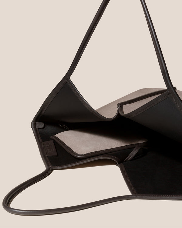 Hereu CALELLA SUEDE Grey Dark Brown