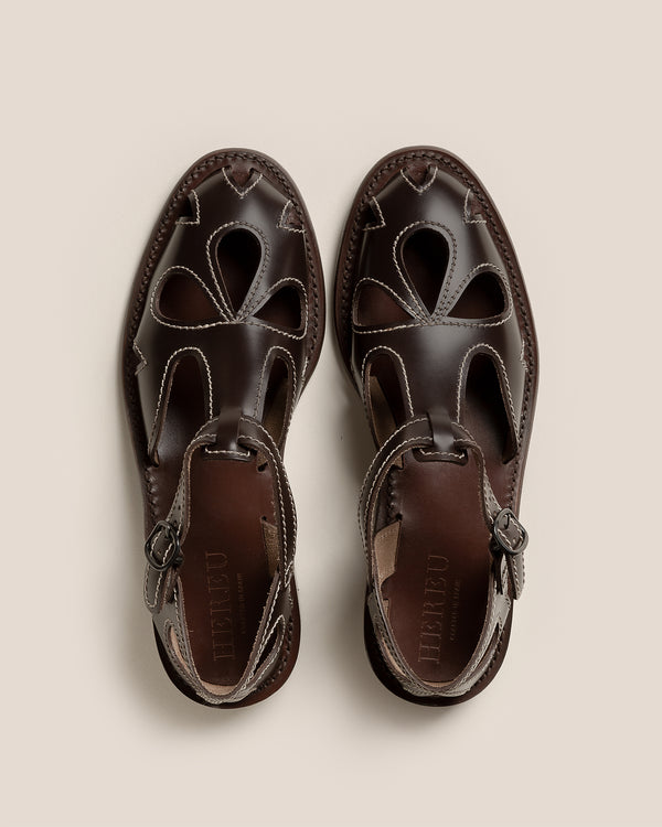 Hereu FLORETA Beige/dark Brown