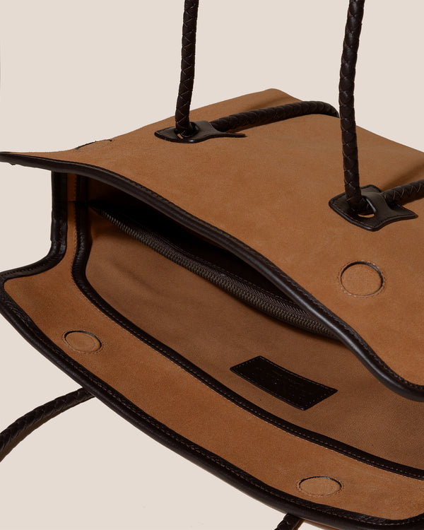 Hereu FORNA SUEDE Tan Dark Brown