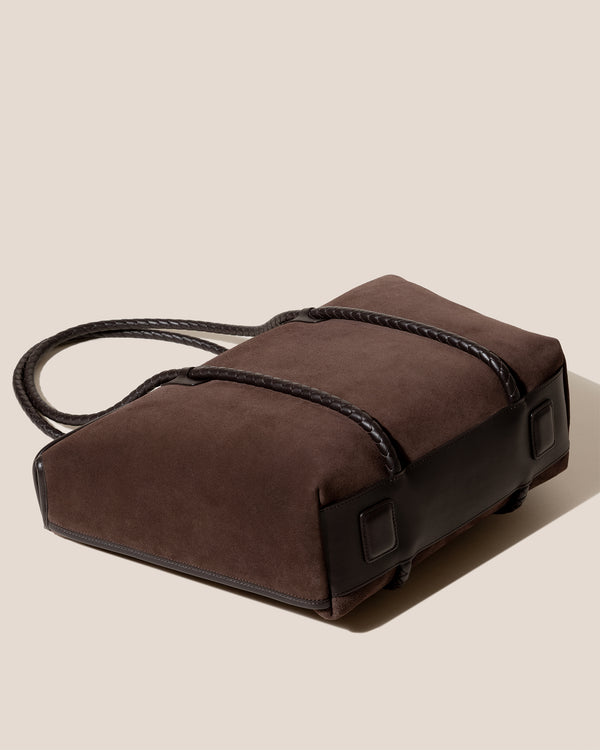 Hereu FORNA TOTE SUEDE Dark Brown