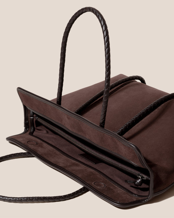 Hereu FORNA TOTE SUEDE Dark Brown
