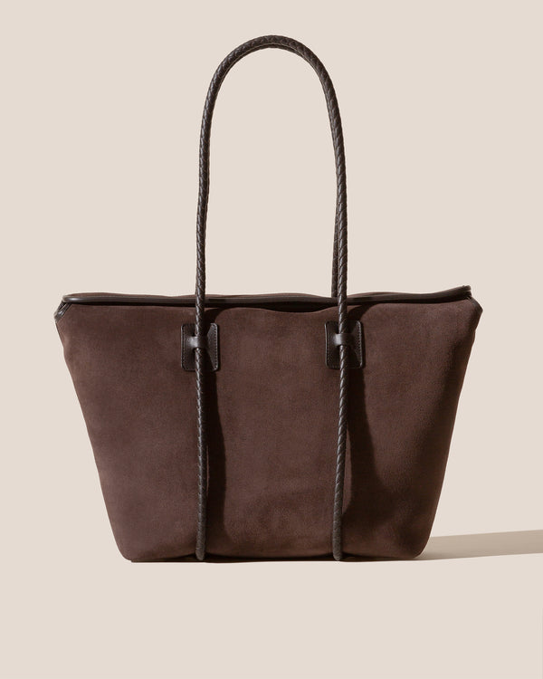 hereu FORNA TOTE SUEDE dark brown