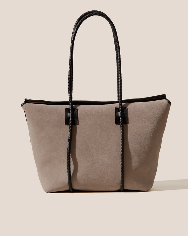 hereu FORNA TOTE SUEDE grey dark brown