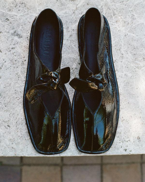 Hereu LLASADA CRINKLED GLOSSY Black