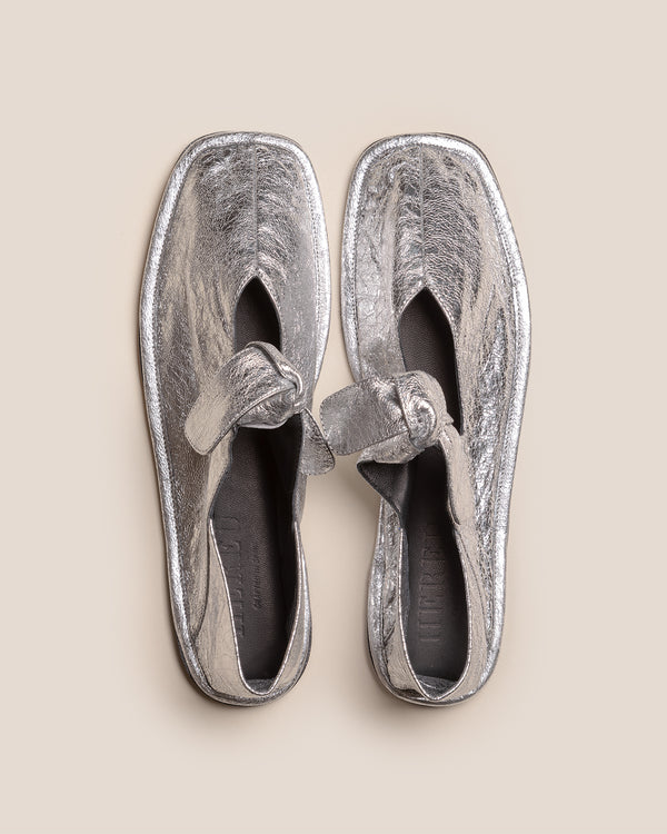 Hereu LLASADA CRINKLED METALLIC Silver