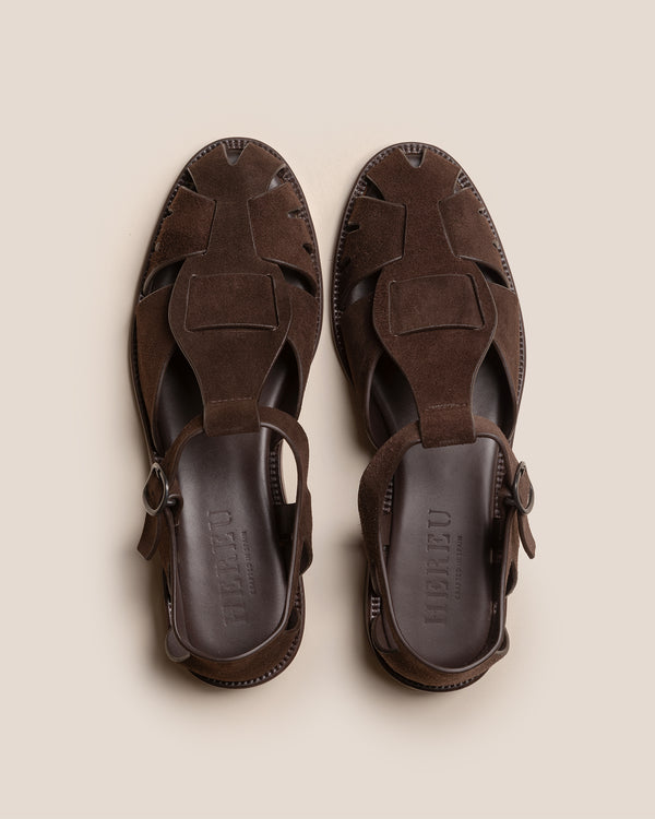 Hereu PESCA SUEDE Dark Brown