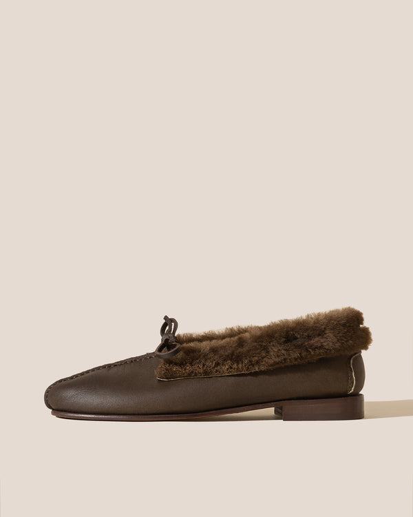 Hereu TILLA SHEARLING Dark Brown