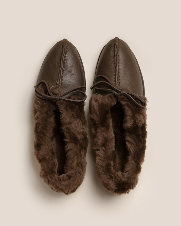 Hereu TILLA SHEARLING Dark Brown