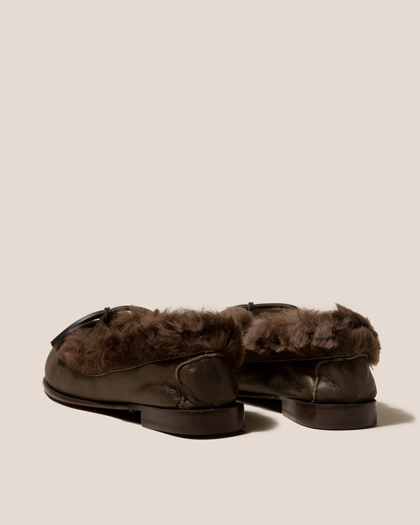 Hereu TILLA SHEARLING Dark Brown