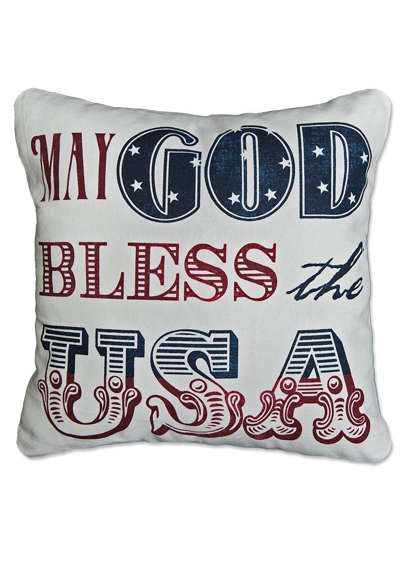 Heritage Lace American Spirit God Bless Pillow Cover