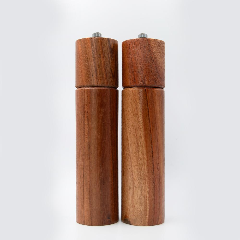 heritage lace Artisan Wood Acacia Salt & Pepper Mill Set of 2 - Natural
