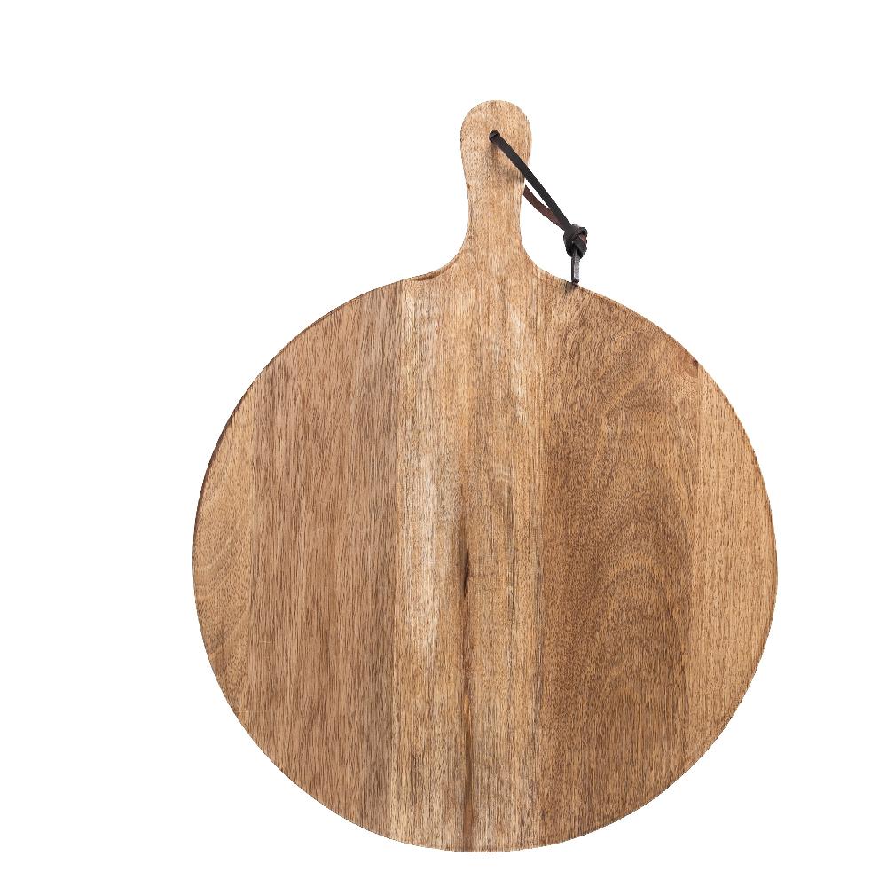 Heritage Lace Artisan Wood Farmhouse Round Charcuterie Serving Board