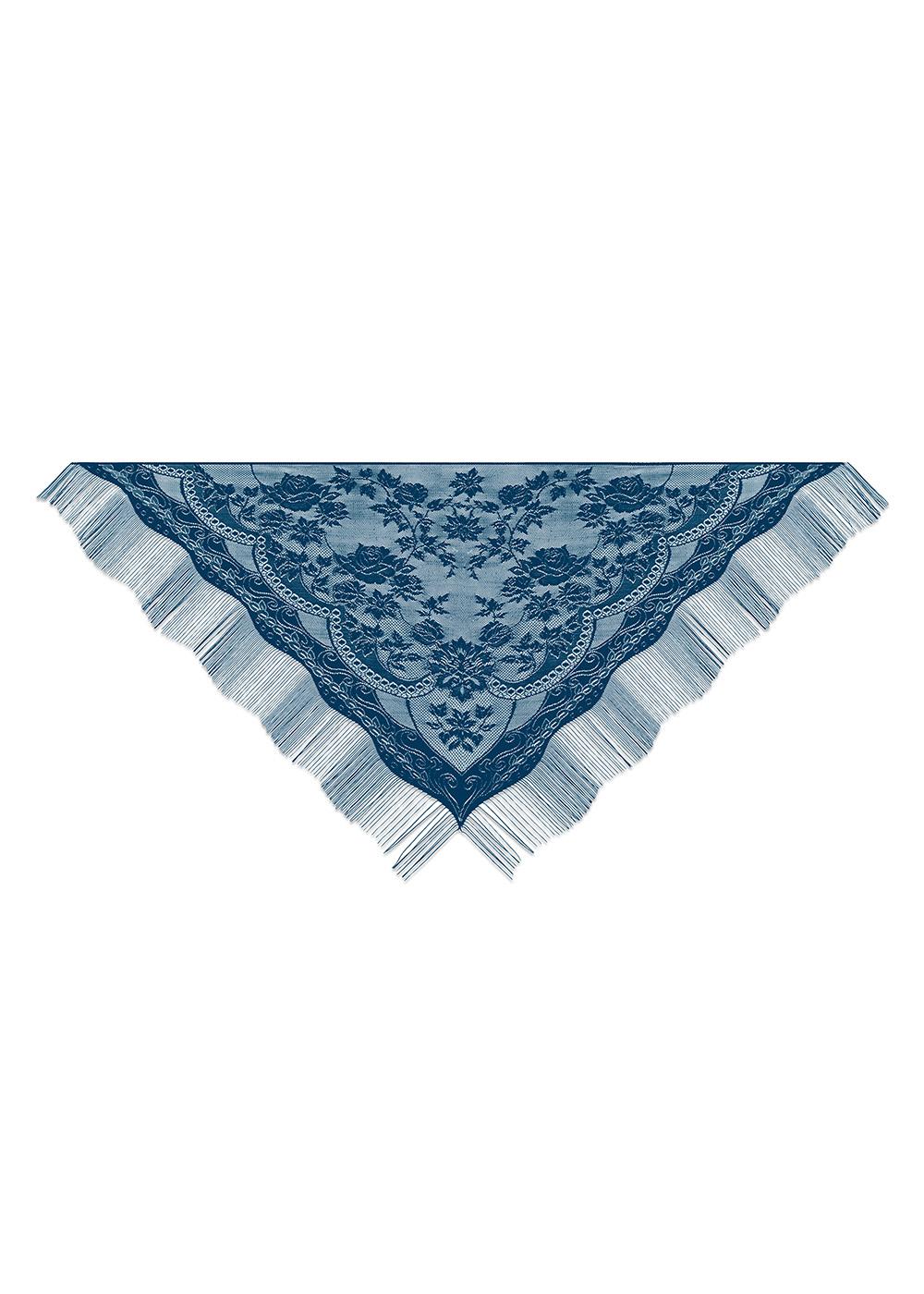 heritage lace Allure Rose 80x38 Shawl w/ Fringe