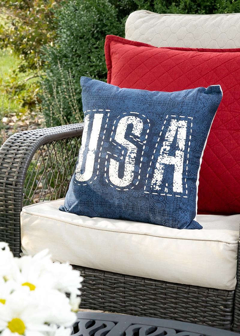 Heritage Lace American Spirit USA Pillow Cover