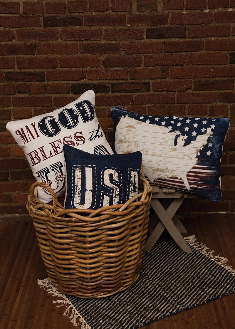 heritage lace American Spirit USA Pillow Cover
