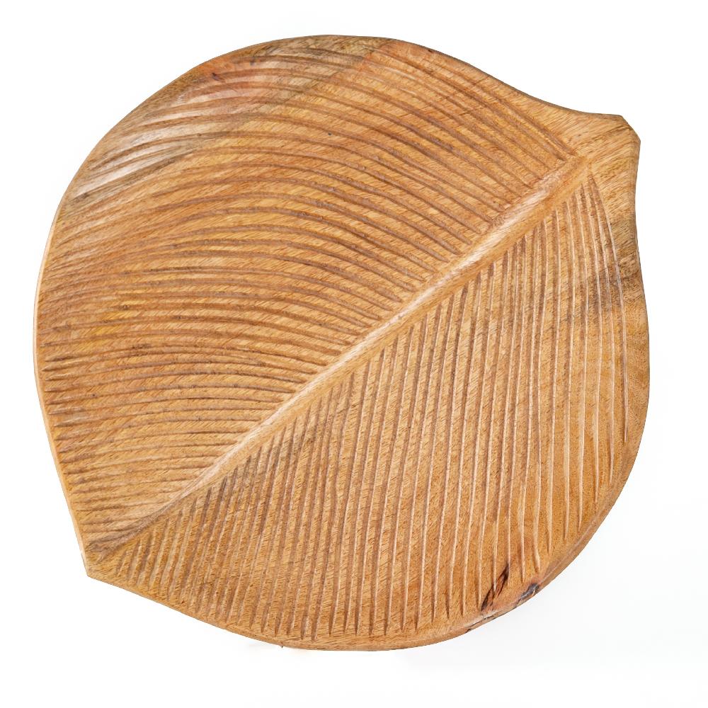 heritage lace Artisan Wood Carved Platter